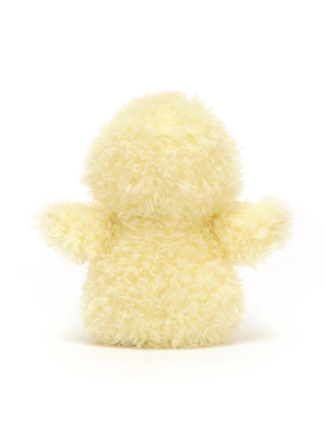 Jellycat دجاجة صغيرة محشوة – لعبة ناعمة مع أرجل كوردية، هدية عيد الحب لطيفة للأطفال والبالغين، مجموعة جليكات، 18 سم - Image 3
